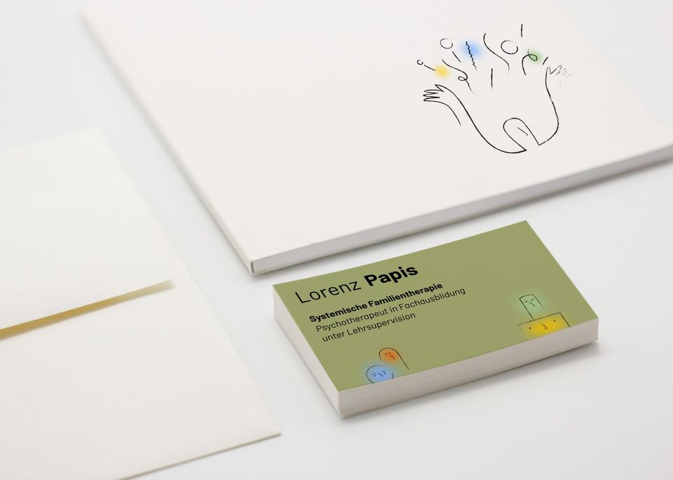 Visitenkarten und Briefpapier von Lorenz Papis